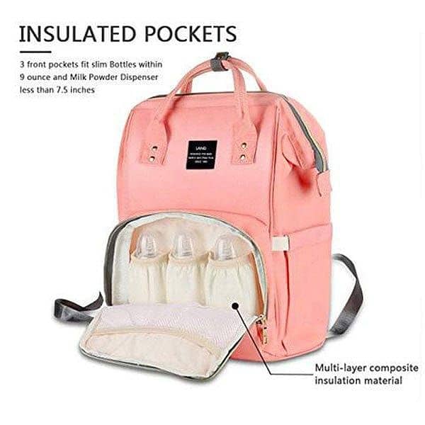 Diaper Mummy Bag Multi-Function Waterproof 3