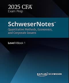CFA Schweser 2025 Available now . 0