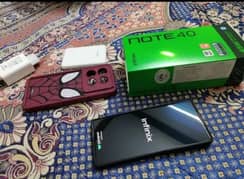 Infinix Note 40 with 11 month warranty Approx
