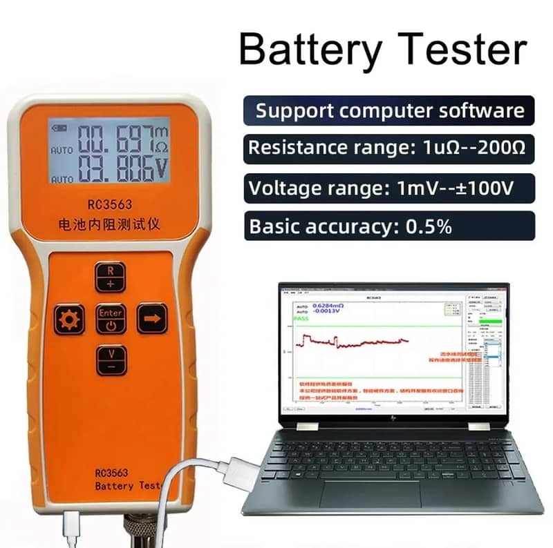 Lithium LifePo4 18650 Lead Cell Tester 4