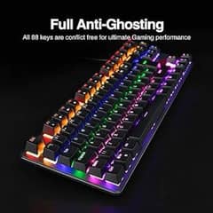 RGB gaming keyboard 0