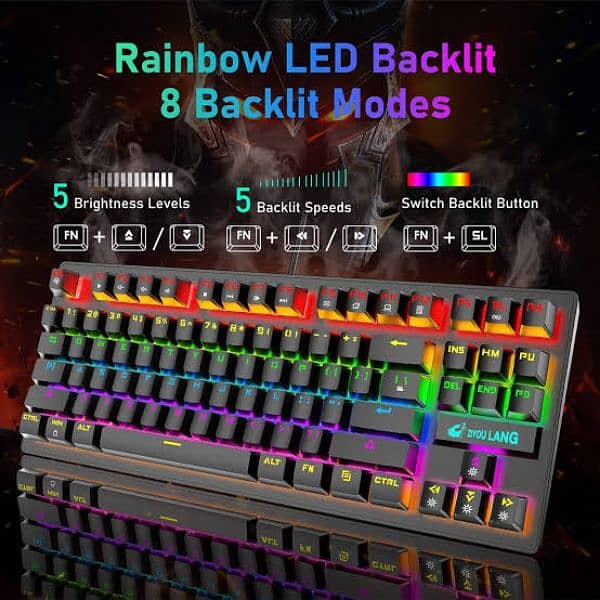 RGB gaming keyboard 1