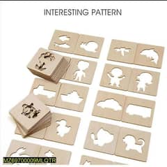 64 Pcs Wooden Drawing Boards