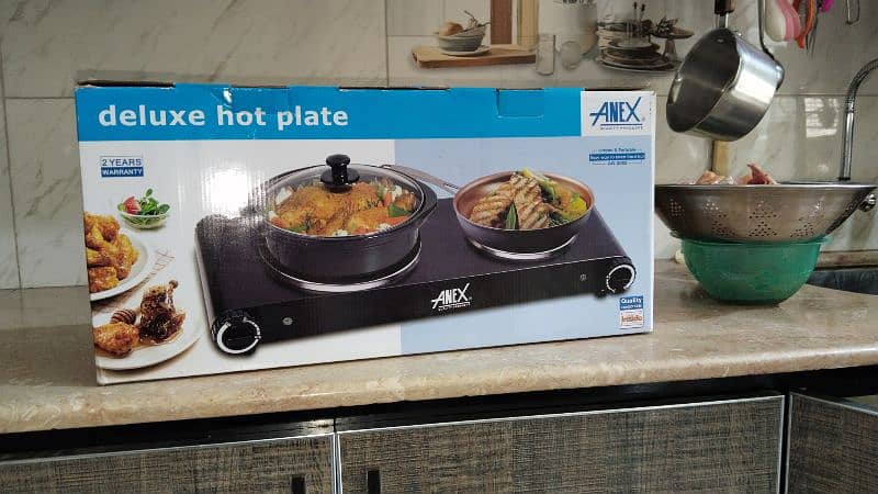Anex hot plate (Double). Electric stove. Electric chulah. bujli chulah 0