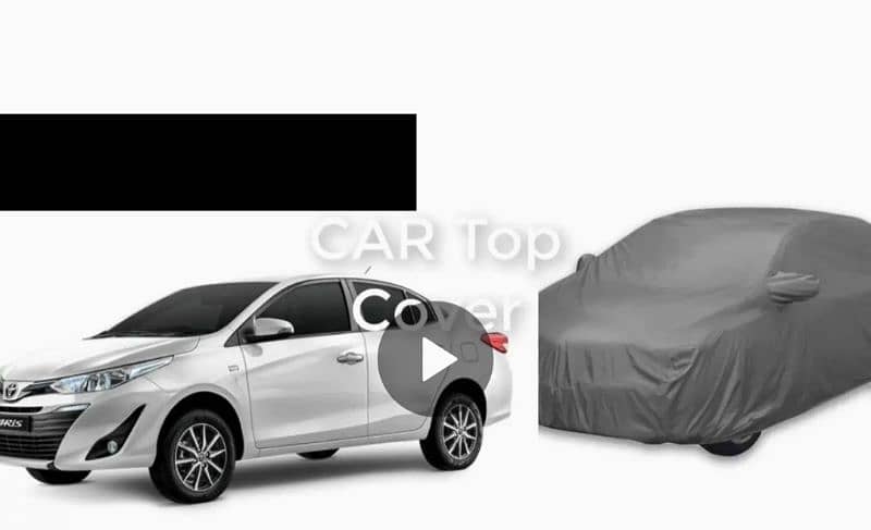 Toyota Yaris Top cover like new, water proof material. gray color. 1