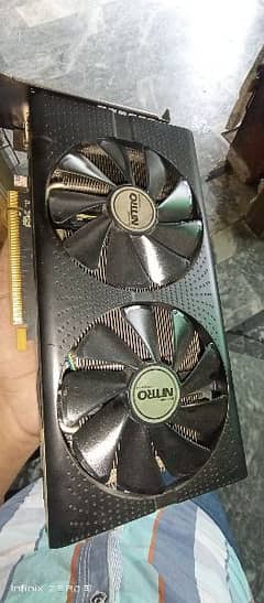 Rx 580 DDR 5 (8Gb) 2 month use  slip available  10/10 Condition