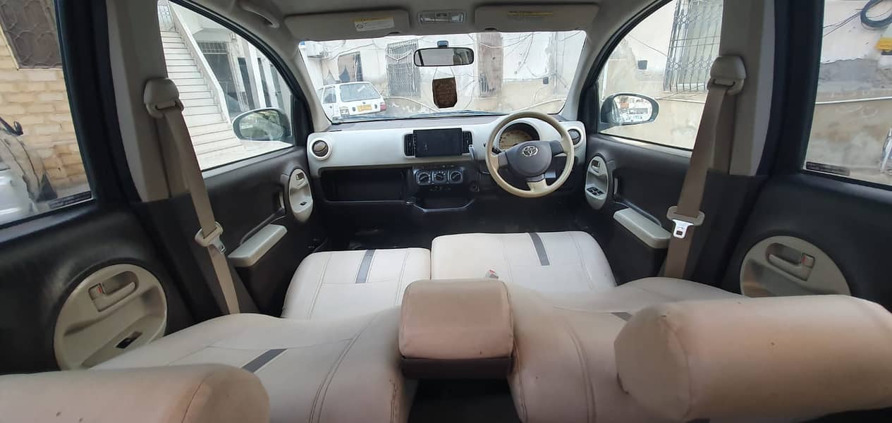 *Toyota Passo 2011 reg 2015 Hanna Package brown beige interior sofa se 1