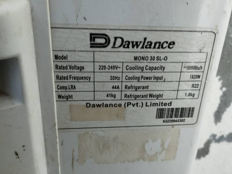 Dawlance 1.5 ton AC 5