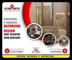Bathroom Design & Finishing, Renovation - Washroom (0333-5556007)