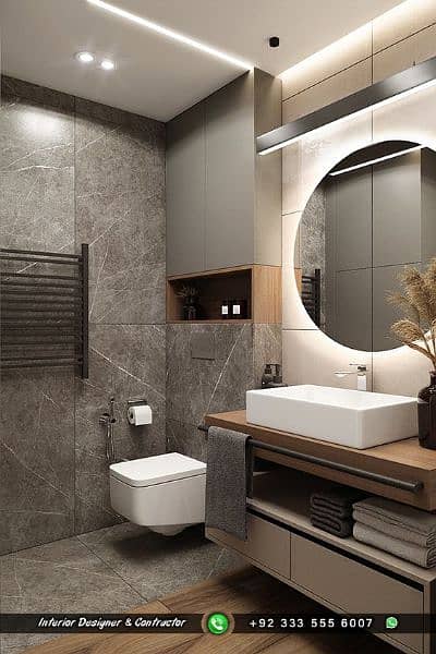 Bathroom Design & Finishing, Renovation - Washroom (0333-5556007) 1