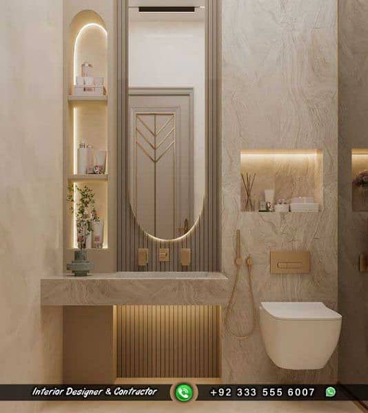 Bathroom Design & Finishing, Renovation - Washroom (0333-5556007) 6