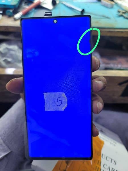 note10 plus original screen pin dot frash also available 4