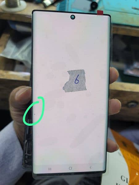 note10 plus original screen pin dot frash also available 5