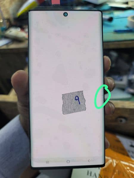 note10 plus original screen pin dot frash also available 8