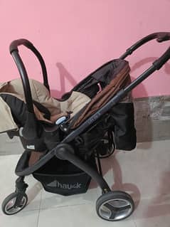 Baby stroller, carry cot + car seatset 4 in 1. 0