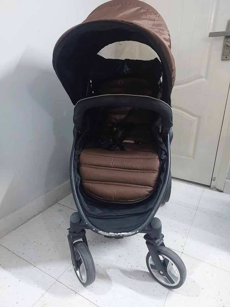 Baby stroller, carry cot + car seatset 4 in 1. 5