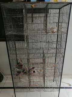 12-Compartment cage for Sale (No Birds Included)