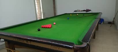 Snooker table 6ft by 12ft