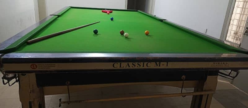 Snooker table 6ft by 12ft 1