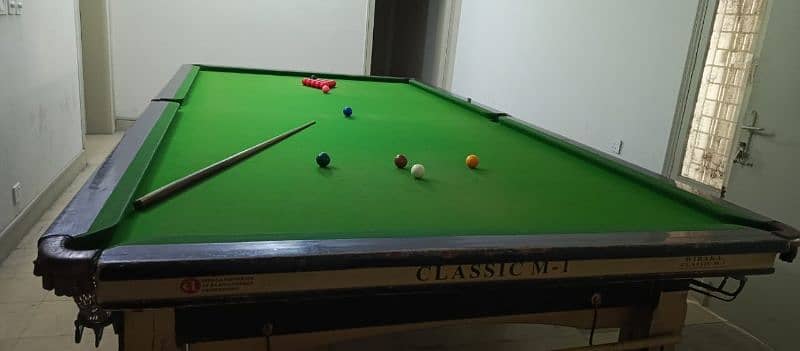 Snooker table 6ft by 12ft 2