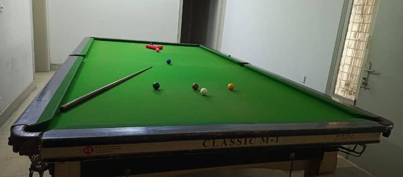Snooker table 6ft by 12ft 4