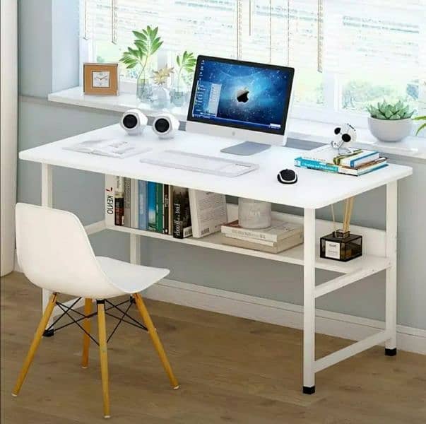 H Shape simple table Study Table Conference Table laptop table 0
