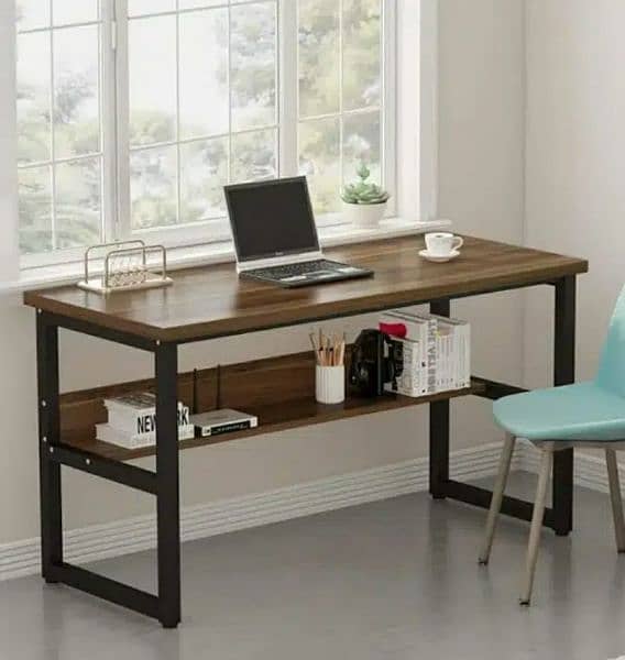 H Shape simple table Study Table Conference Table laptop table 1