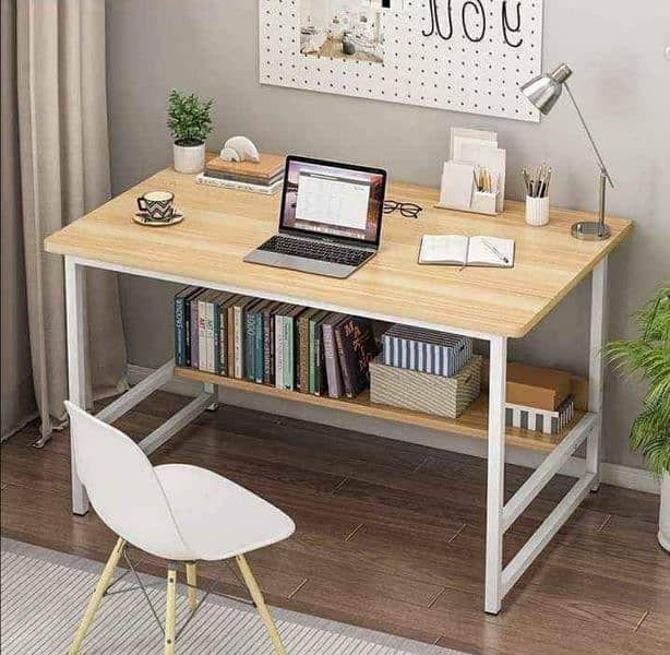 H Shape simple table Study Table Conference Table laptop table 2