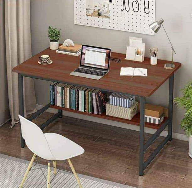 H Shape simple table Study Table Conference Table laptop table 3
