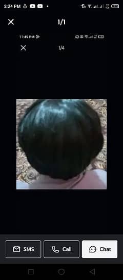 long hair wig cap for boys in silky smooth hair only 1 month used