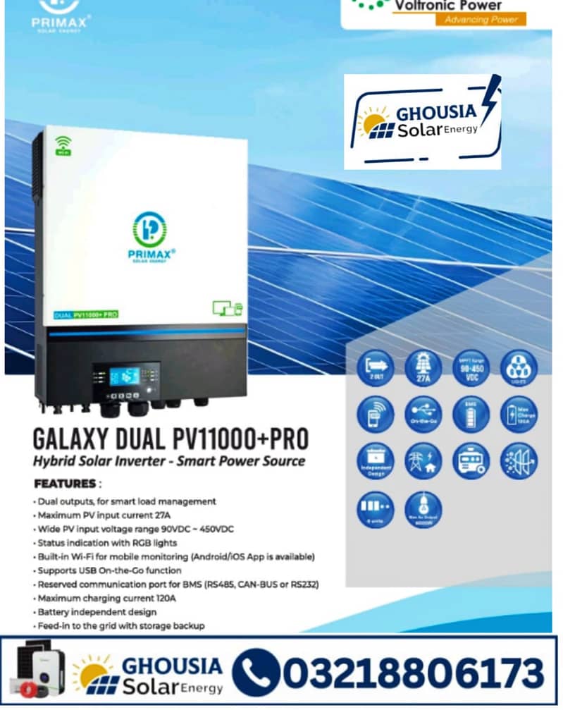 crown Arceus 5.8KW IP21 new model solarmax  maxpower 6