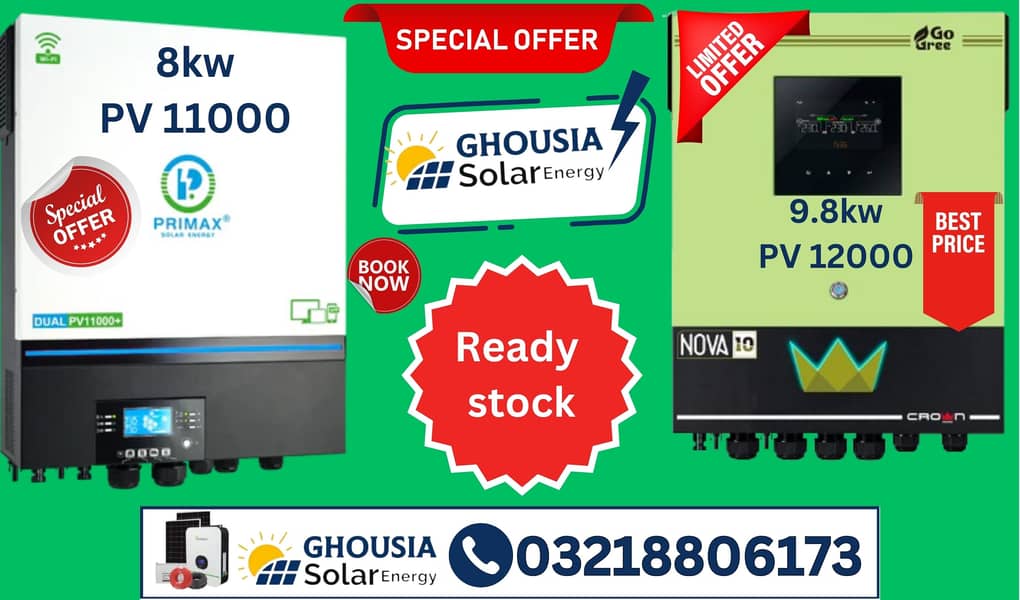 crown Arceus 5.8KW IP21 new model solarmax  maxpower 10