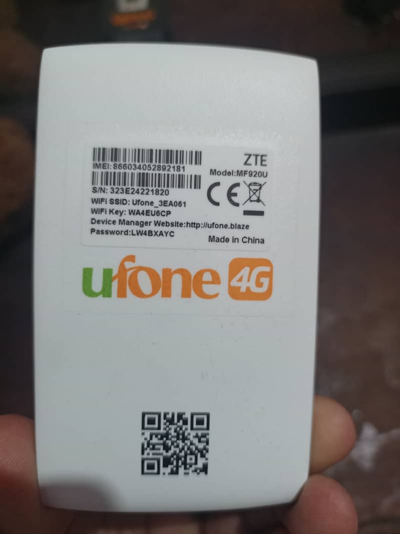 Ufone blaze wifi device 2