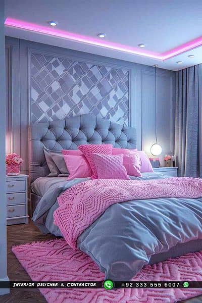 Bedroom Design: Modern & Luxury Finishing (0333-5556007) 1