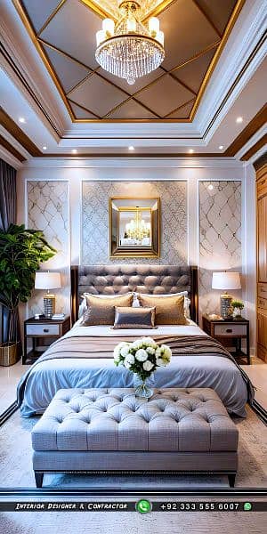 Bedroom Design: Modern & Luxury Finishing (0333-5556007) 5