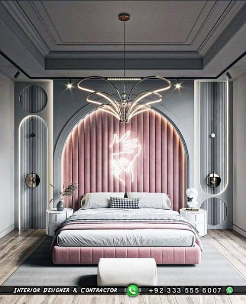 Bedroom Design: Modern & Luxury Finishing (0333-5556007) 6