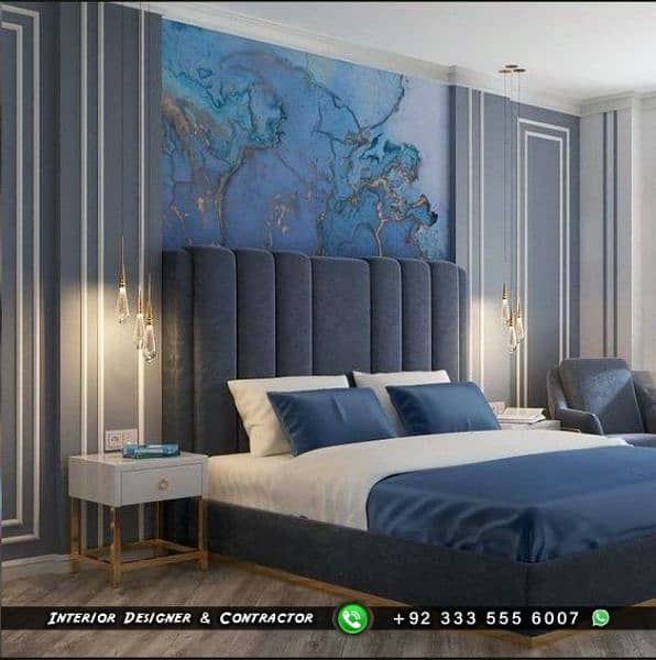 Bedroom Design: Modern & Luxury Finishing (0333-5556007) 9