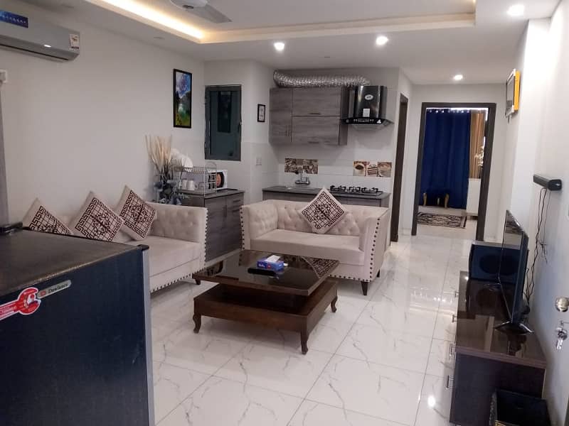 One bed furnished apartment for rent bahria enclave islamabad 7