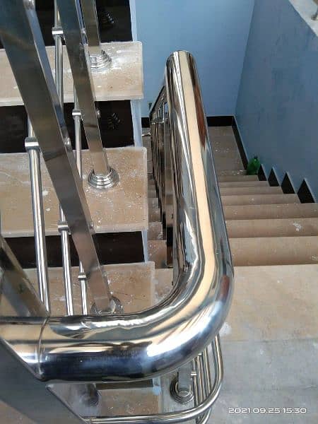 steel stairs railing 9