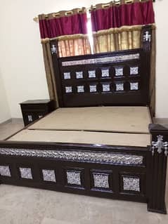 Pure wood sheesham Bed set