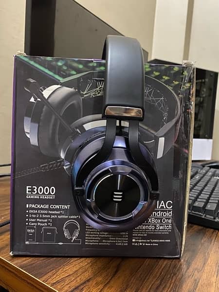 Gaming headphones EKSA E3000 0