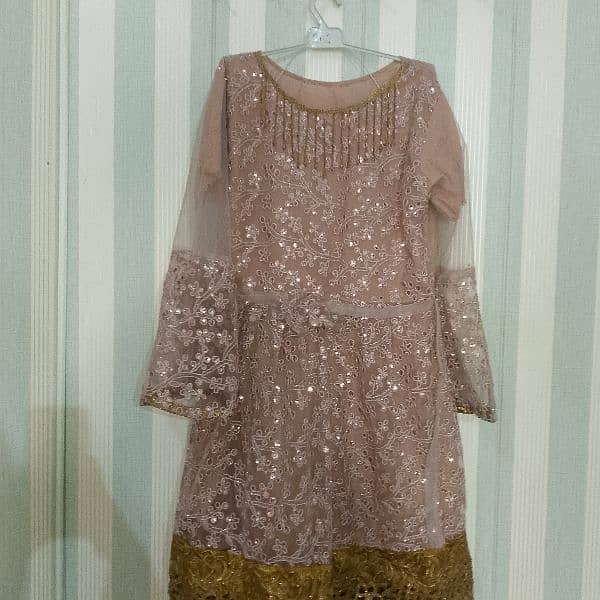 beautiful girl dress for parties and weddings . used one time 1