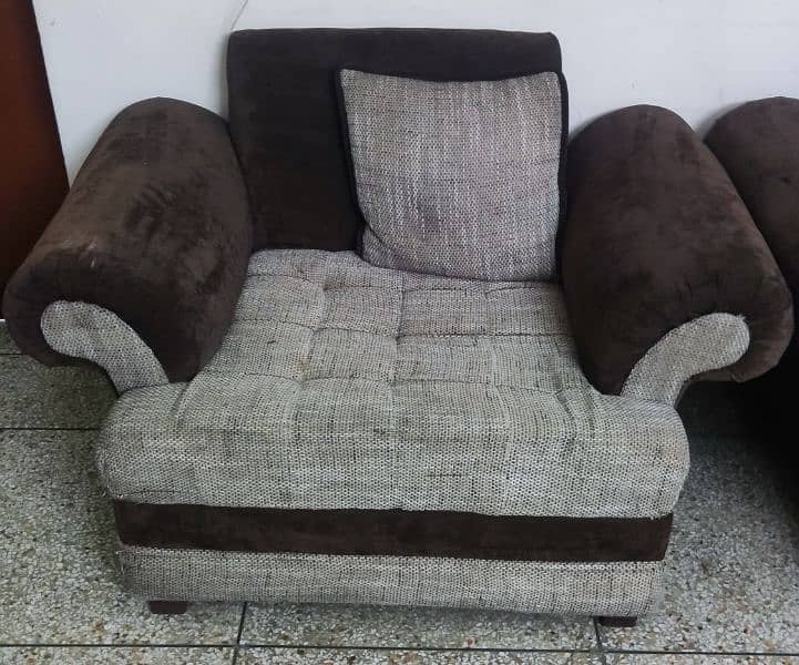 6 Seater Sofa Set Wood 2