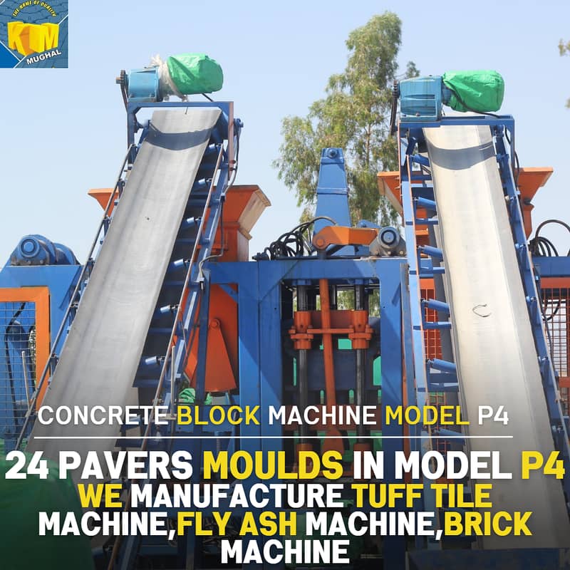 Flyash brick making machine, light weight block machine, paver machine 7