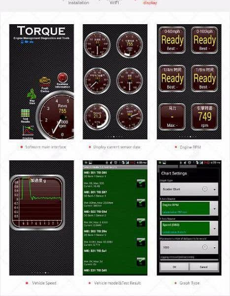 Bluetooth OBDII EML327 Adapter Scanner 3