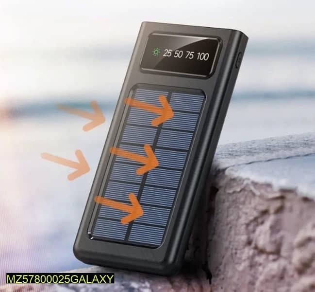 Solar Power 10000mAh Power Bank 3