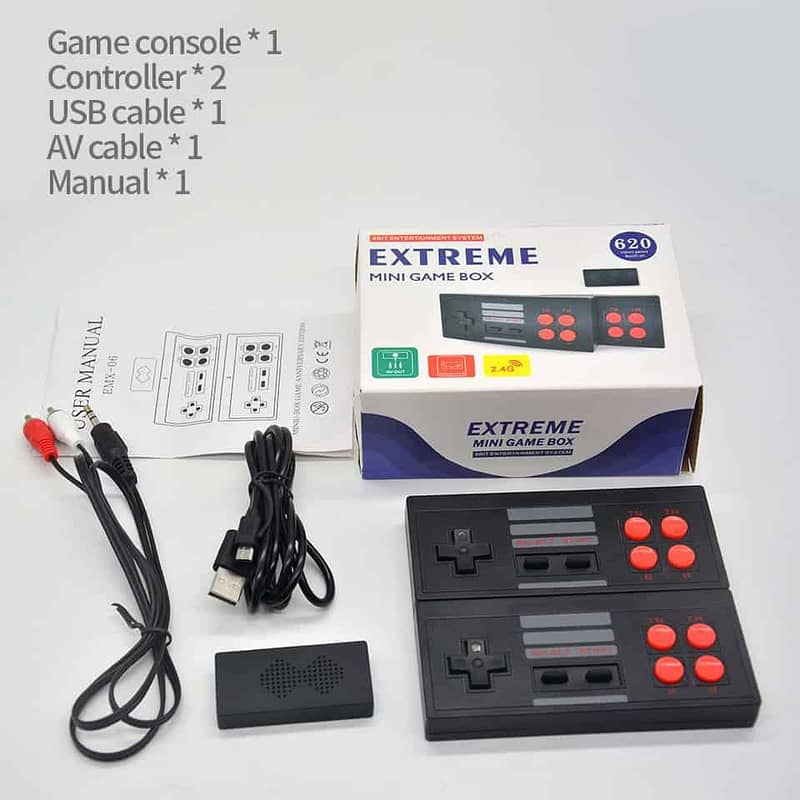 P5™ ControllerView Retro Console Digital Game Player with 520 Games 10