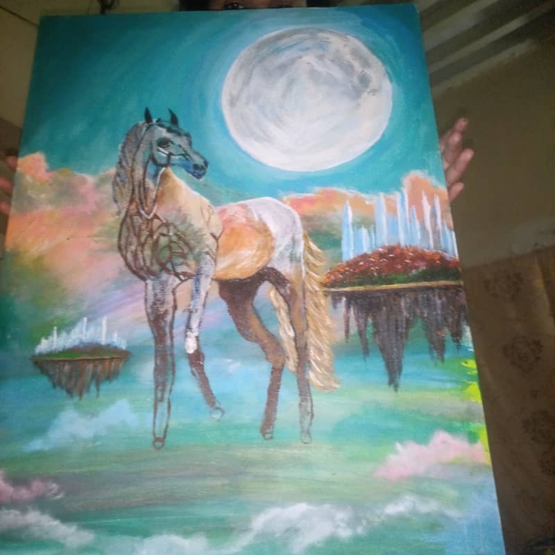 Fantasy Horse painting 1