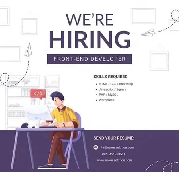 Front end developer required with wordpress expertise 0