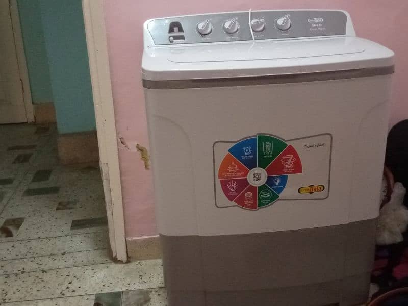 Super Asia Washing machine with dryer 0